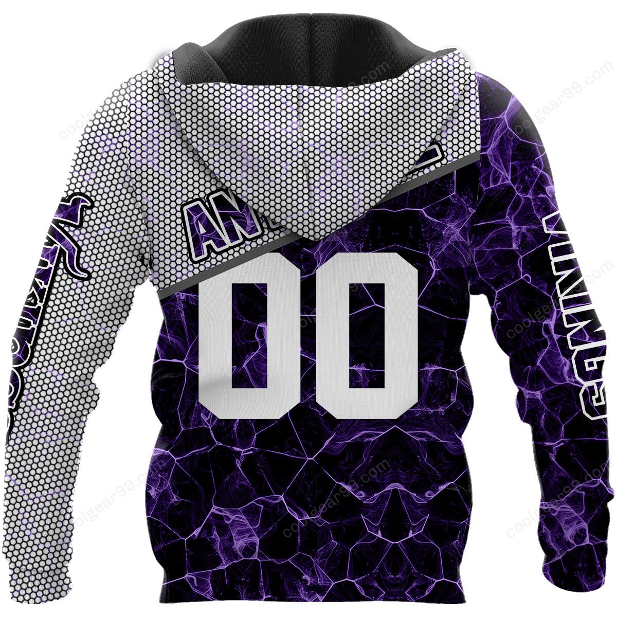 NFL x MIN Electric Marble Personalized Hoodie HLP HLPHUONG