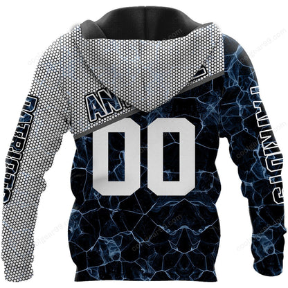 NFL x NE Electric Marble Personalized Hoodie HLP HLPHUONG