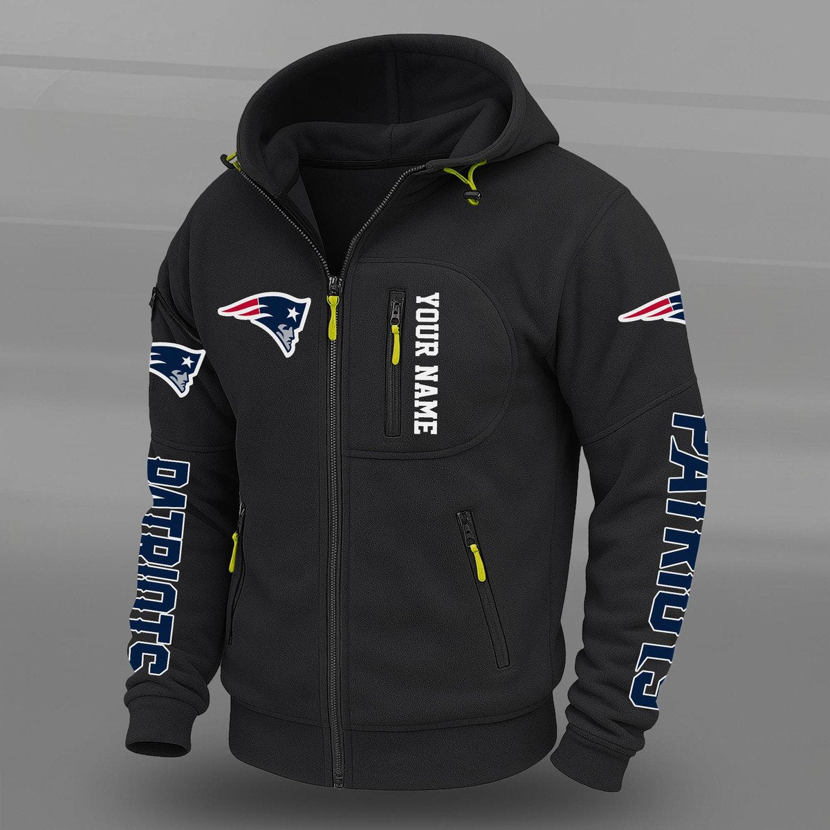 NFL x NE Personalized Powerline Full Zip Hoodie HLP HLPHUONG