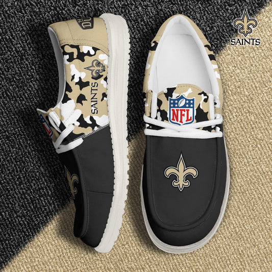 NFL x NO Personalized Canvas Loafer Shoes HLP