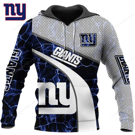NFL x NYG Electric Marble Personalized Hoodie HLP HLPHUONG