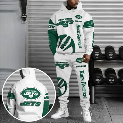 NFL x NYJ Combo Hoodie And Long Sweatpants New Trends V1 NAK NHT