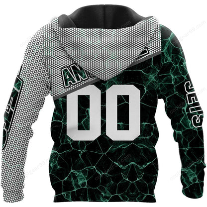 NFL x NYJ Electric Marble Personalized Hoodie HLP HLPHUONG