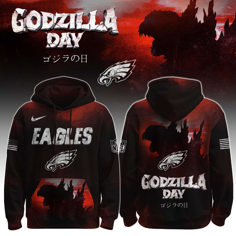 NFL x PE Happy Godzilla Day Hoodie Limited Edition V1 NAK NHT