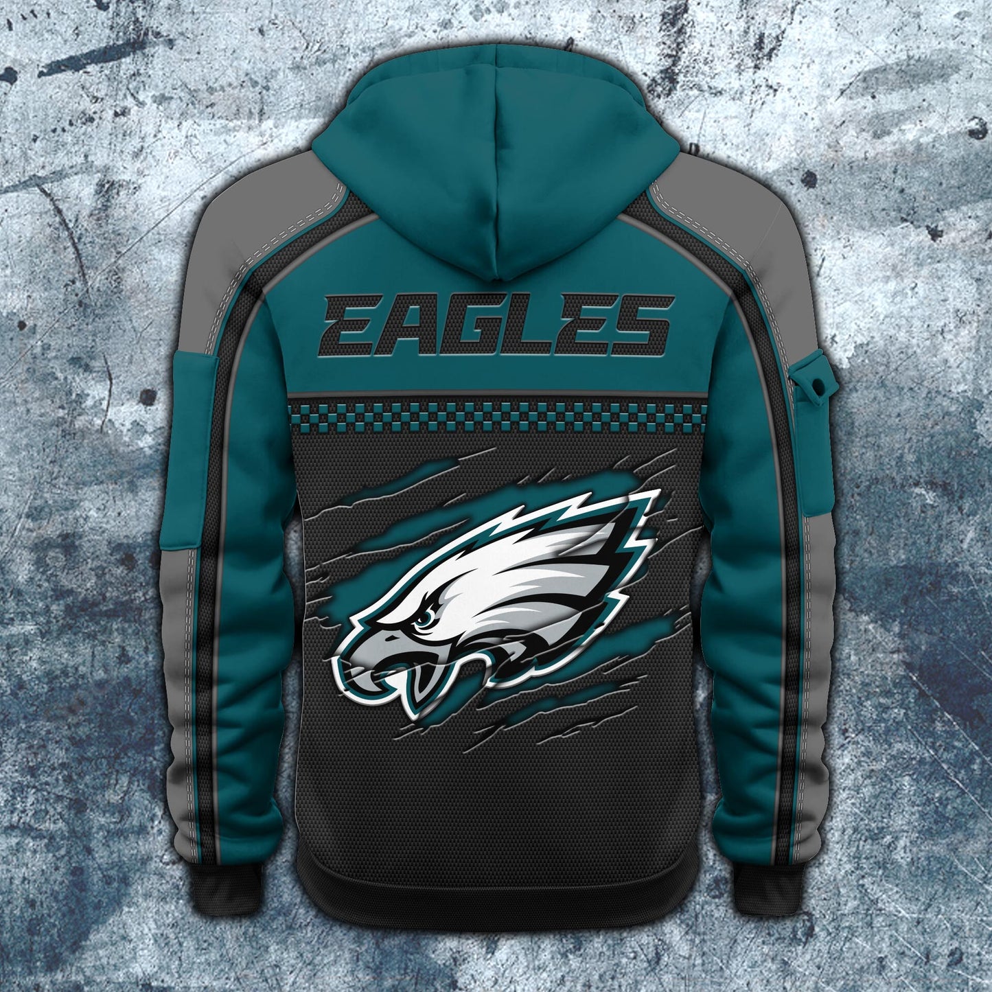 NFL x PHI Personalized Half-zip Hoodie HLP