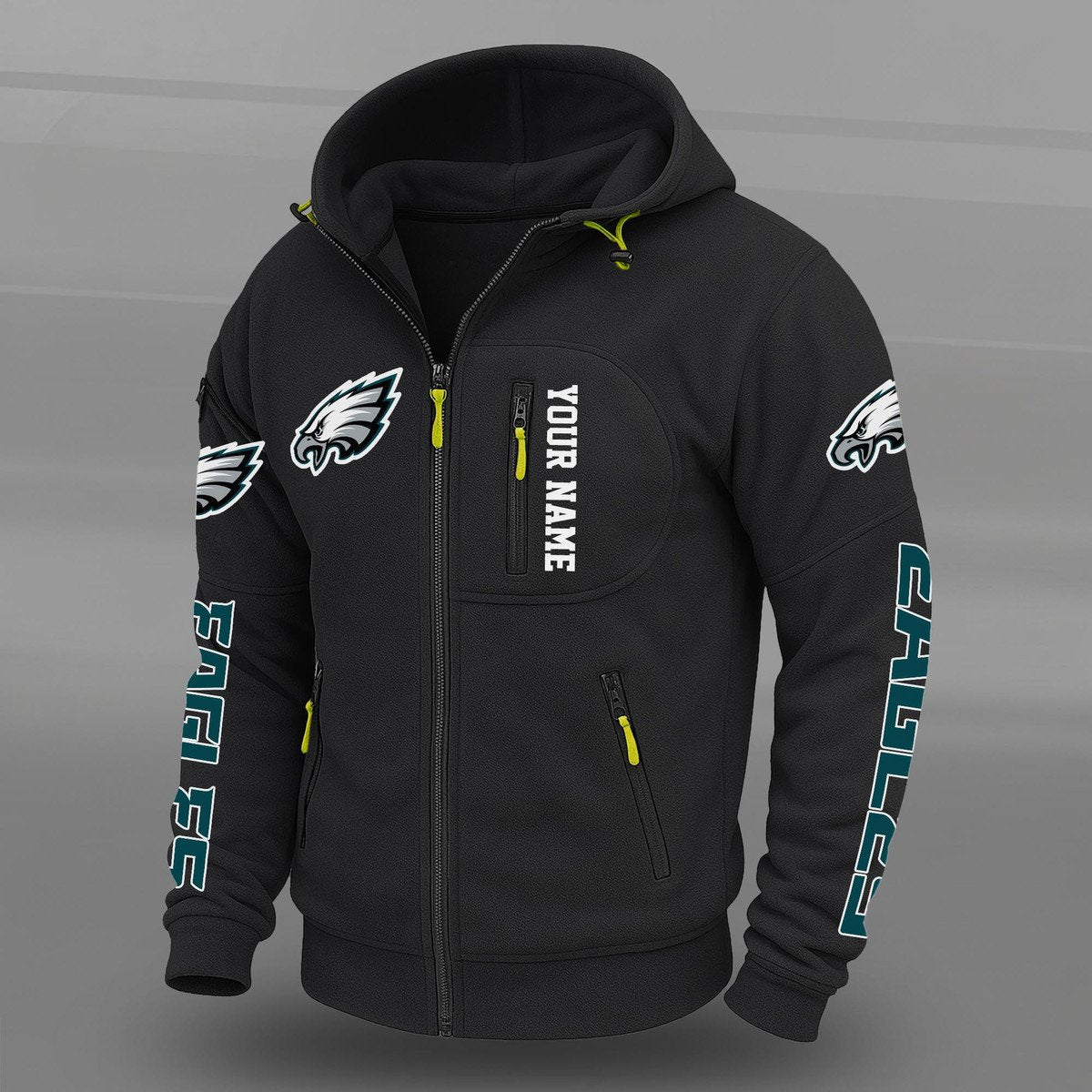 NFL x PHI Personalized Powerline Full Zip Hoodie HLP HLPHUONG