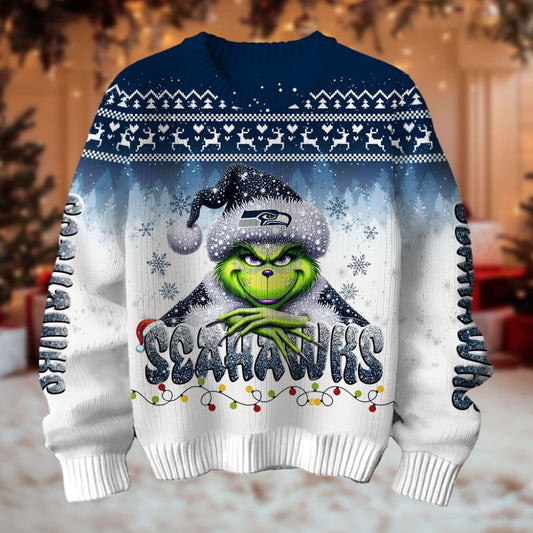NFL x SEA Christmas Wool Sweater HLP