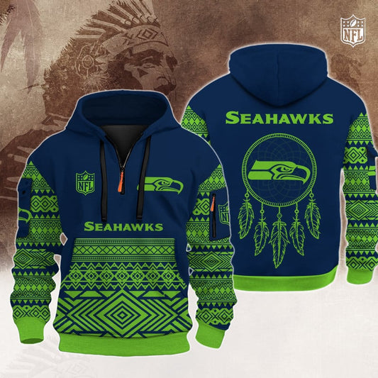 NFL x SEA Native Half-zip Hoodie HLP