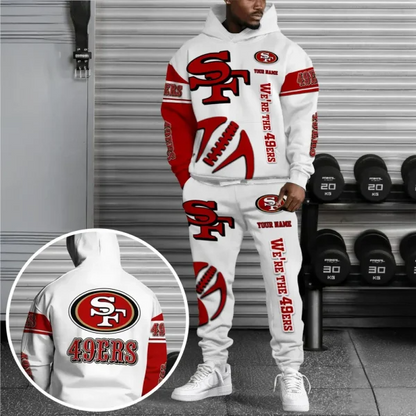 NFL x SF Combo Hoodie And Long Sweatpants New Trends V1 NAK NHT