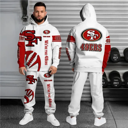 NFL x SF Combo Hoodie And Long Sweatpants New Trends V1 NAK NHT