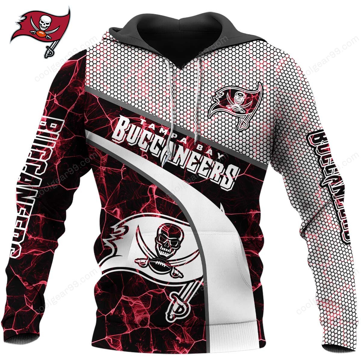 NFL x TB Electric Marble Personalized Hoodie HLP HLPHUONG