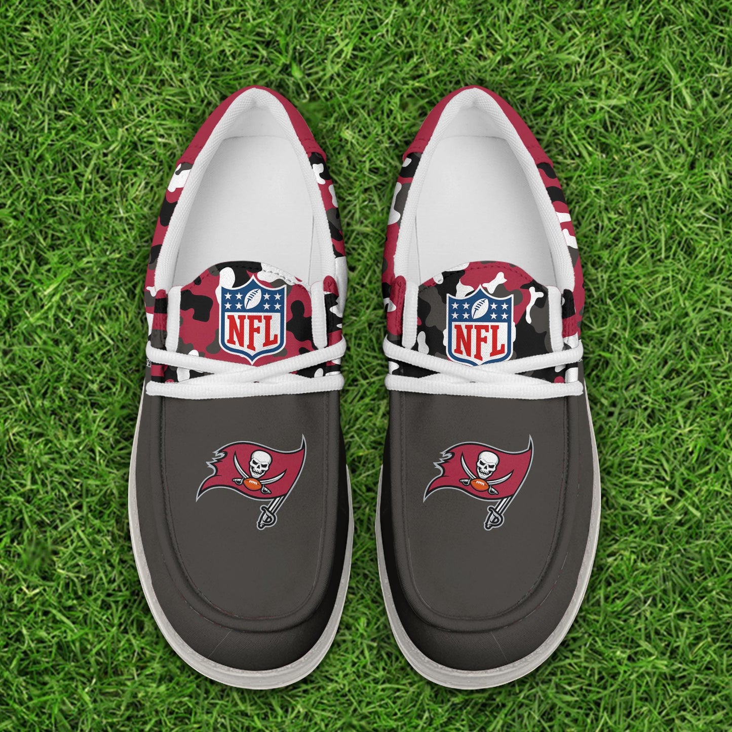NFL x TB Personalized Canvas Loafer Shoes HLP