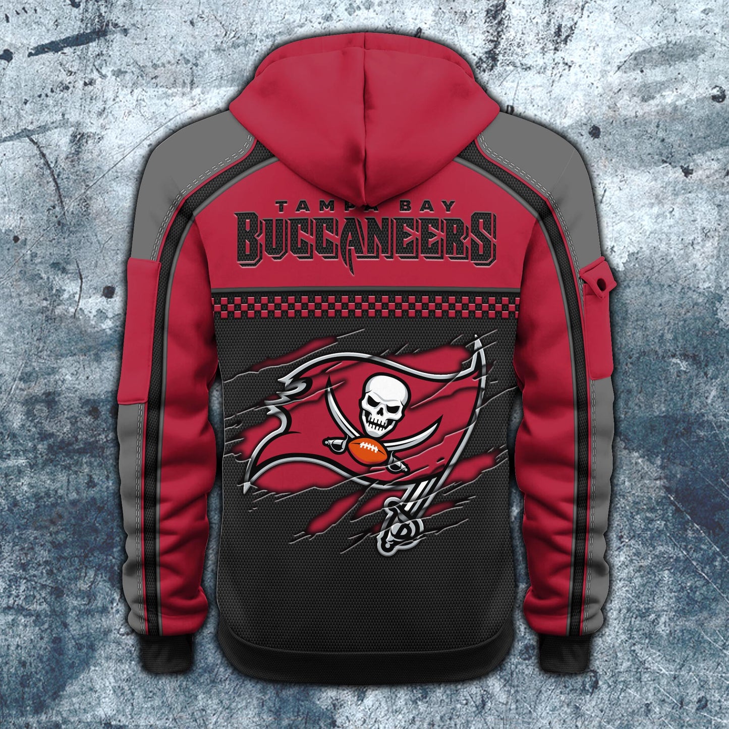 NFL x TB Personalized Half-zip Hoodie HLP