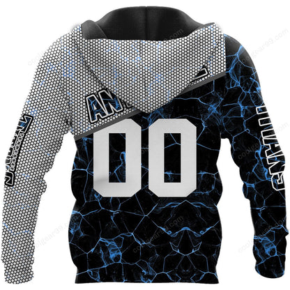 NFL x TEN Electric Marble Personalized Hoodie HLP HLPHUONG