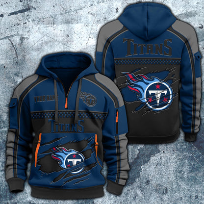 NFL x TEN Personalized Half-zip Hoodie HLP