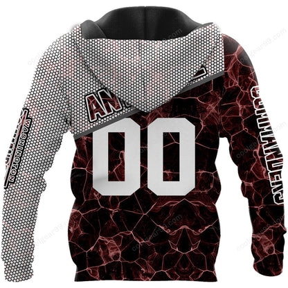 NFL x WAS Electric Marble Personalized Hoodie HLP HLPHUONG
