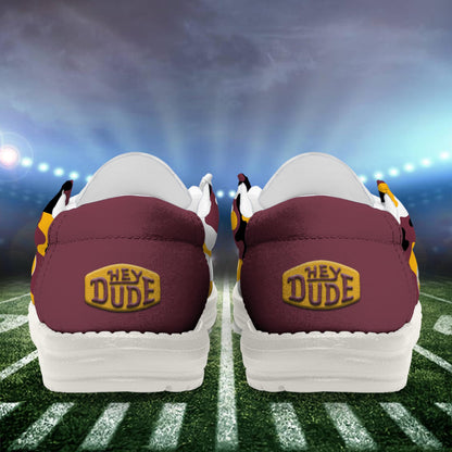 NFL x WAS RED  Personalized Canvas Loafer Shoes HLP