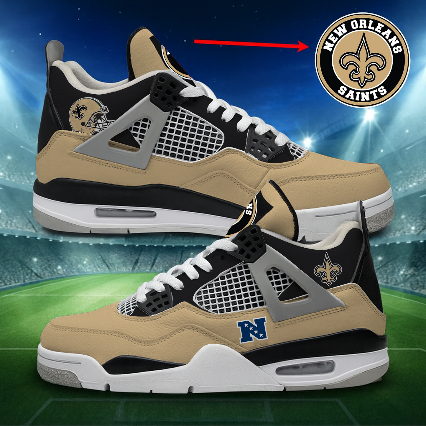 NO x NFL Custom Sneakers DatND DVT