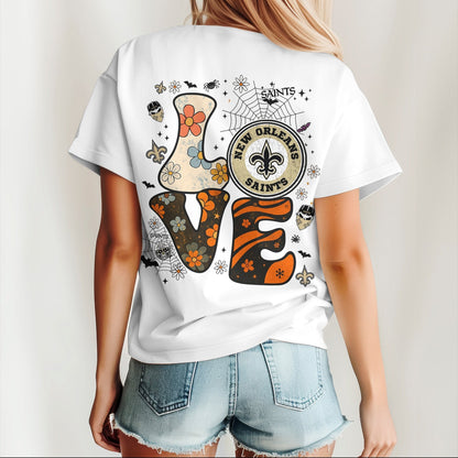 NO x NFL Halloween Bow 3D Shirt 0409 DatND DVT