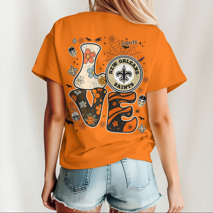 NO x NFL Halloween Bow 3D Shirt 0409 DatND DVT