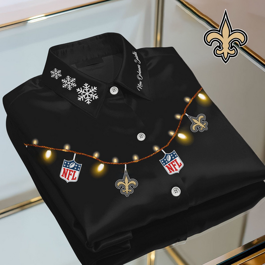 NO X Premium NFL Christmas Long Sleeve Casual Shirt V1 NAK NHT