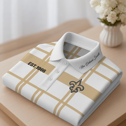 NO X Premium NFL New Polo Long Sleeve V1 NAK NHT