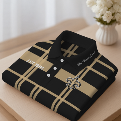 NO X Premium NFL New Polo Long Sleeve V1 NAK NHT