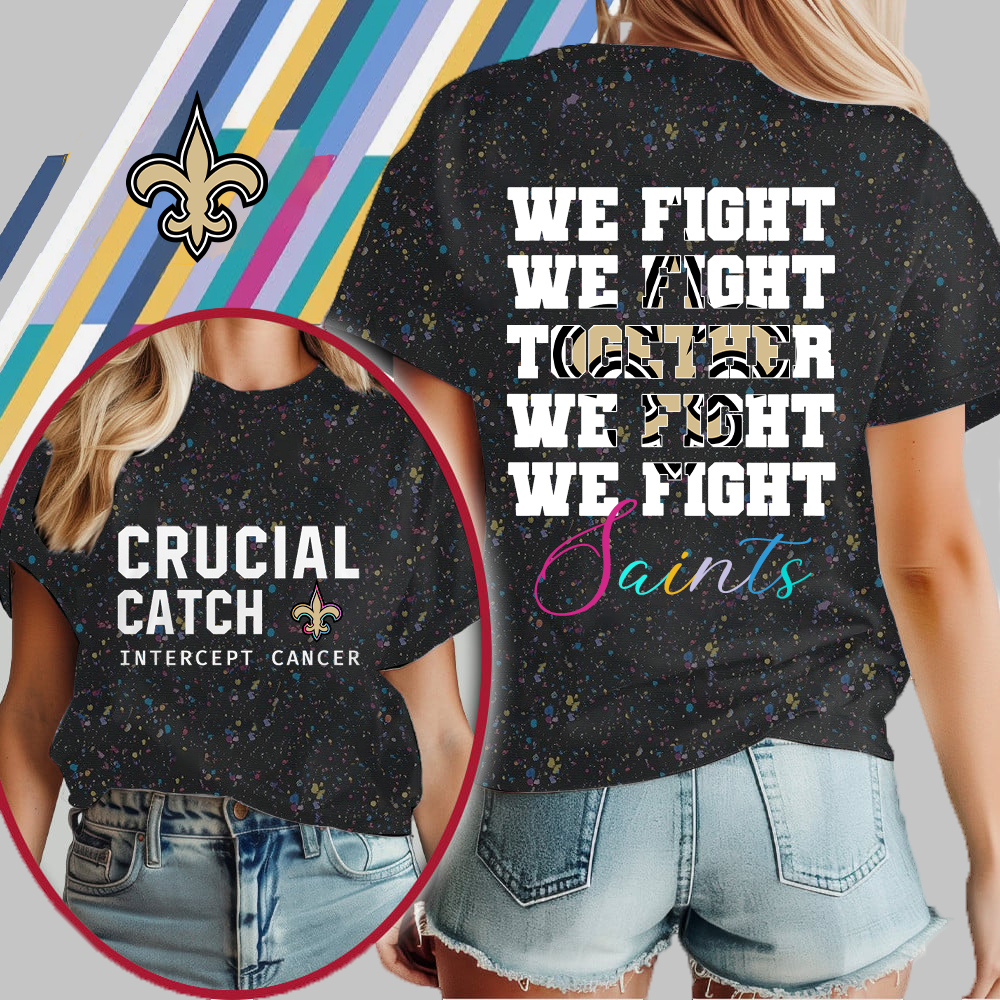 NOS NFL Crucial Catch We Fight Together T-Shirt DDT HLPHUONG