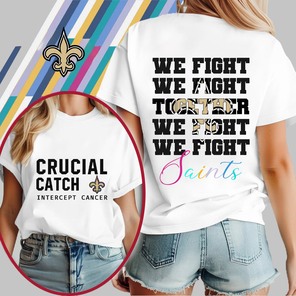 NOS NFL Crucial Catch We Fight Together T-Shirt DDT HLPHUONG