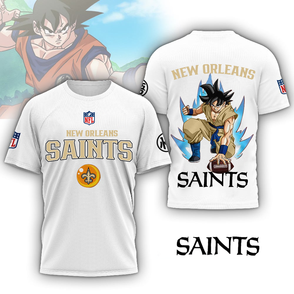 NOS Premium NFL Dragon Ball Z T-Shirt DDT HLPHUONG