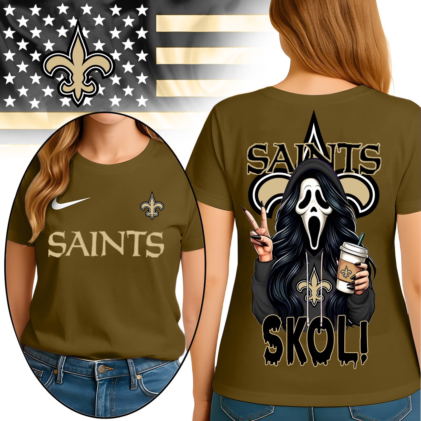 NOS Premium NFL Ghostface 3D Shirt DDT HLPHUONG