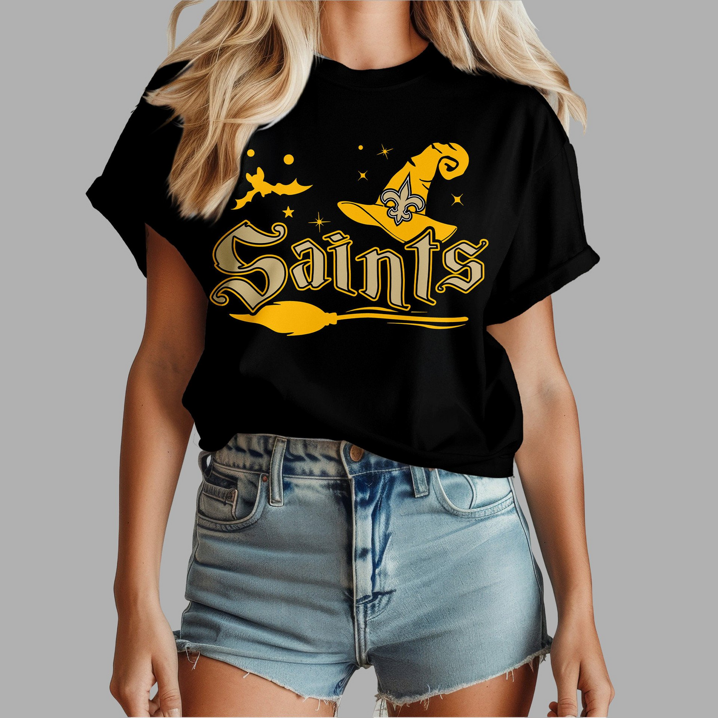 NOS Premium NFL Halloween Witch Women Shirt DDT CTND