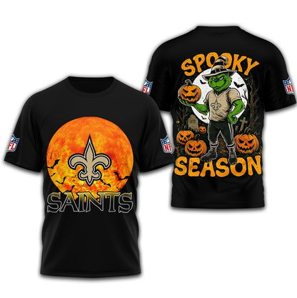 NOS Premium NFL Spooky Season 3D Shirt DDT CTND