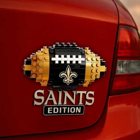 NOS x NFL Building Block Set 3D Car Name Badge DDT CTND