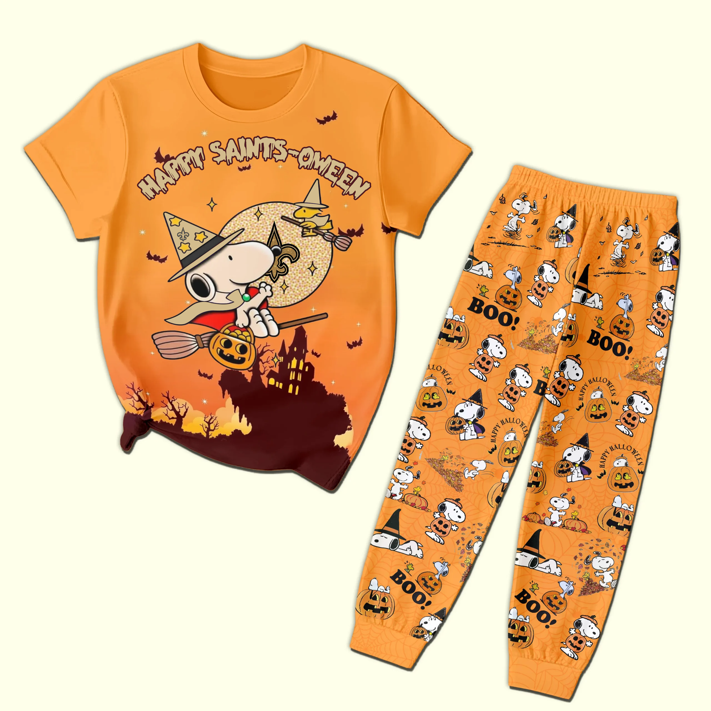 NOS x NFL Mistmerch SNP Happy Halloween Pajama Set DDT CTND