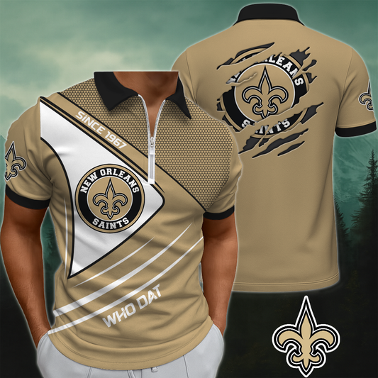 NOS x NFL Premium 3D Zip Polo DDT NTL