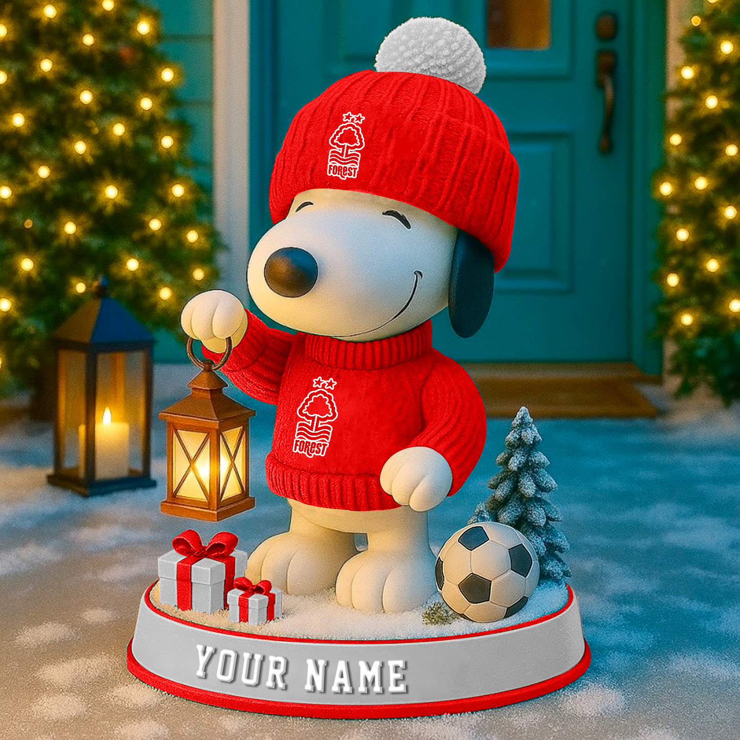 NOT X EPL Christmas Snoopy Fan Light Statue 2025 V1 NAK NHT 81125