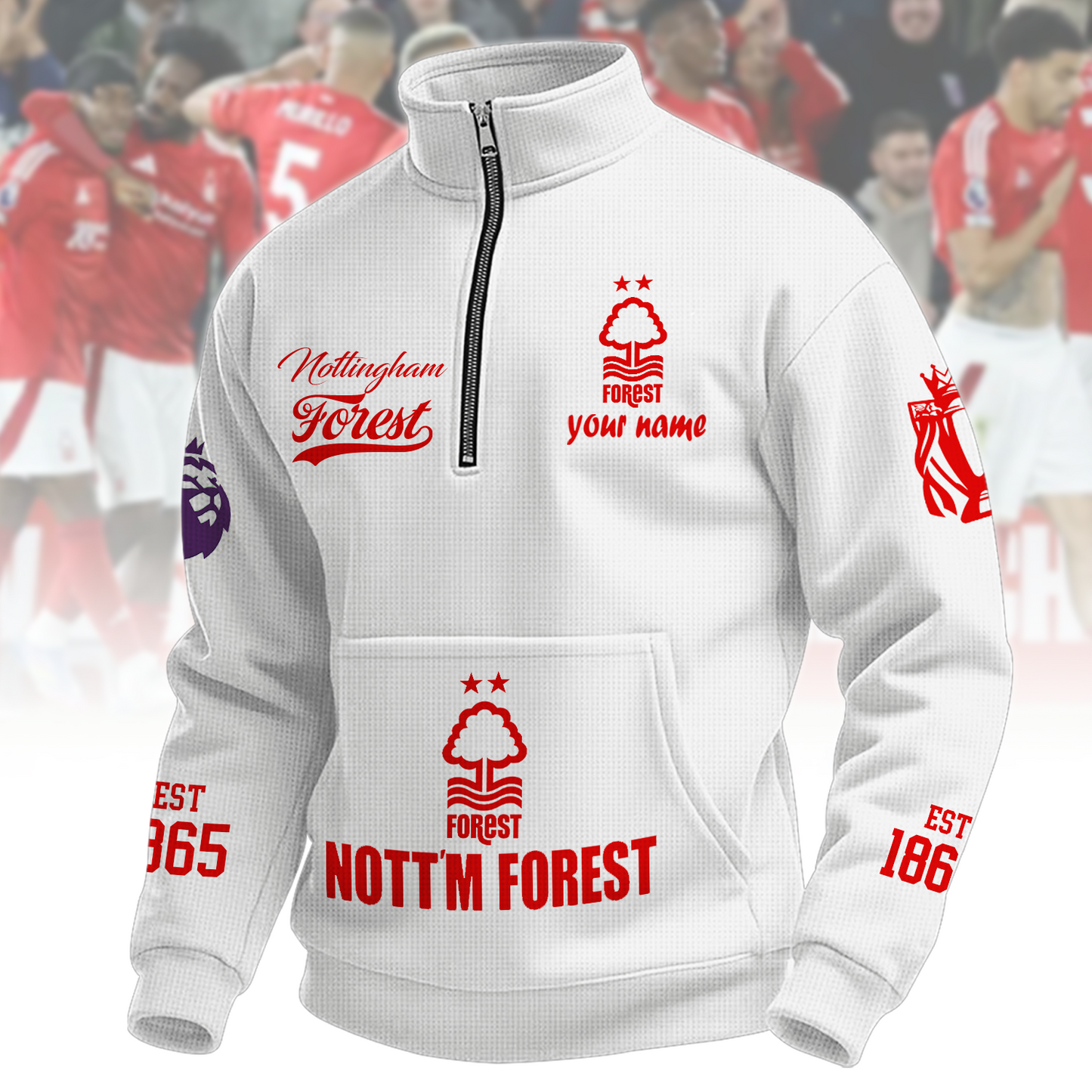 NOT x EPL Quarter-Zip Sweatshirt DatND DVT