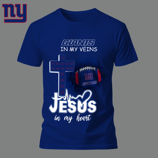 NYG - Jesus In My Heart Shirt DDT HLPHUONG