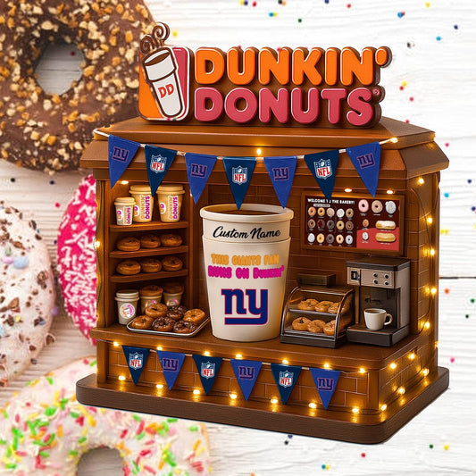 NYG Acrylic Block - NFL x Dunkin Donuts Gift For Fans DDT CTND