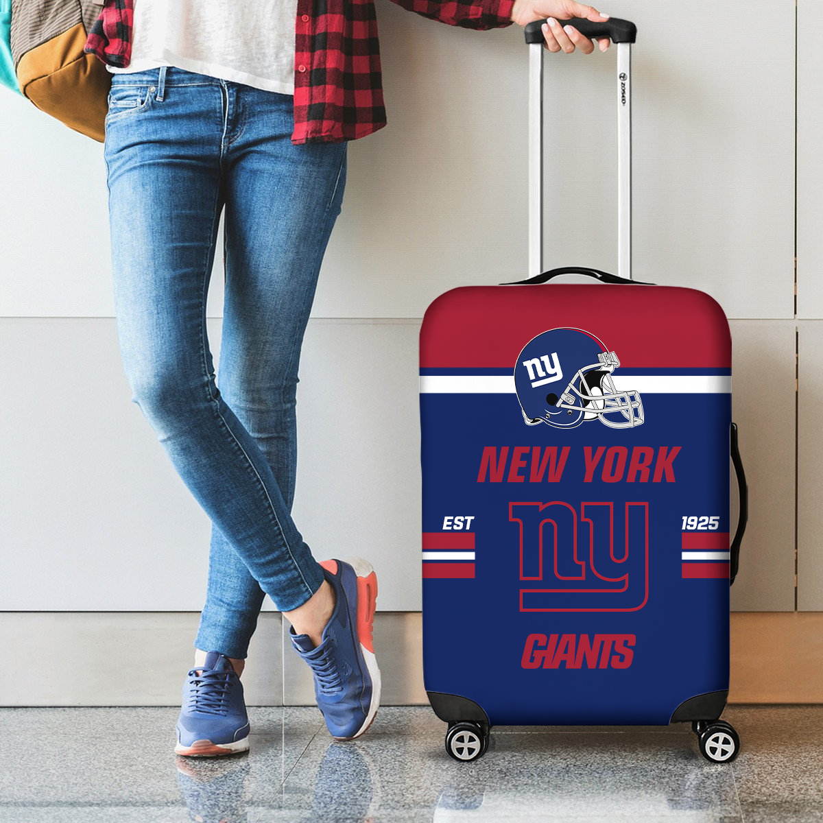 NYG NFL Luggage Cover Suitcase Protector DDT NTL
