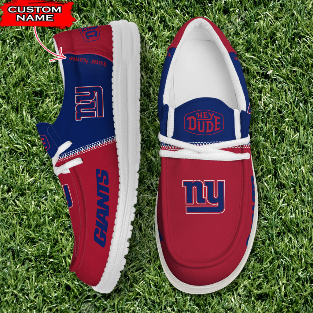 NYG Personalized NFL Hey Dude Shoes DatND ThuongNH
