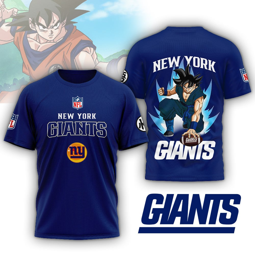 NYG Premium NFL Dragon Ball Z T-Shirt DDT HLPHUONG