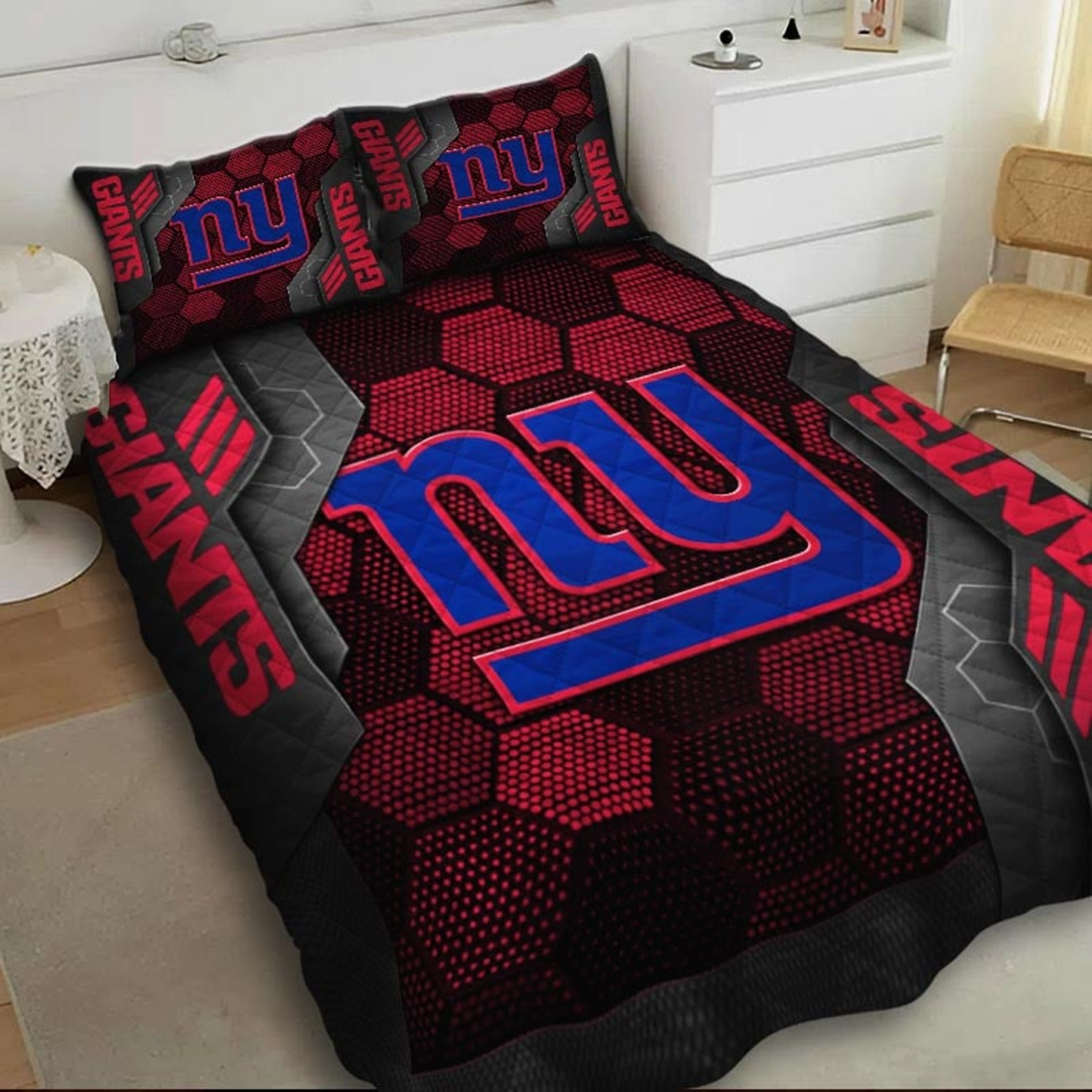 NYG x NFL Bedding Set Multicolor DATND TANTD