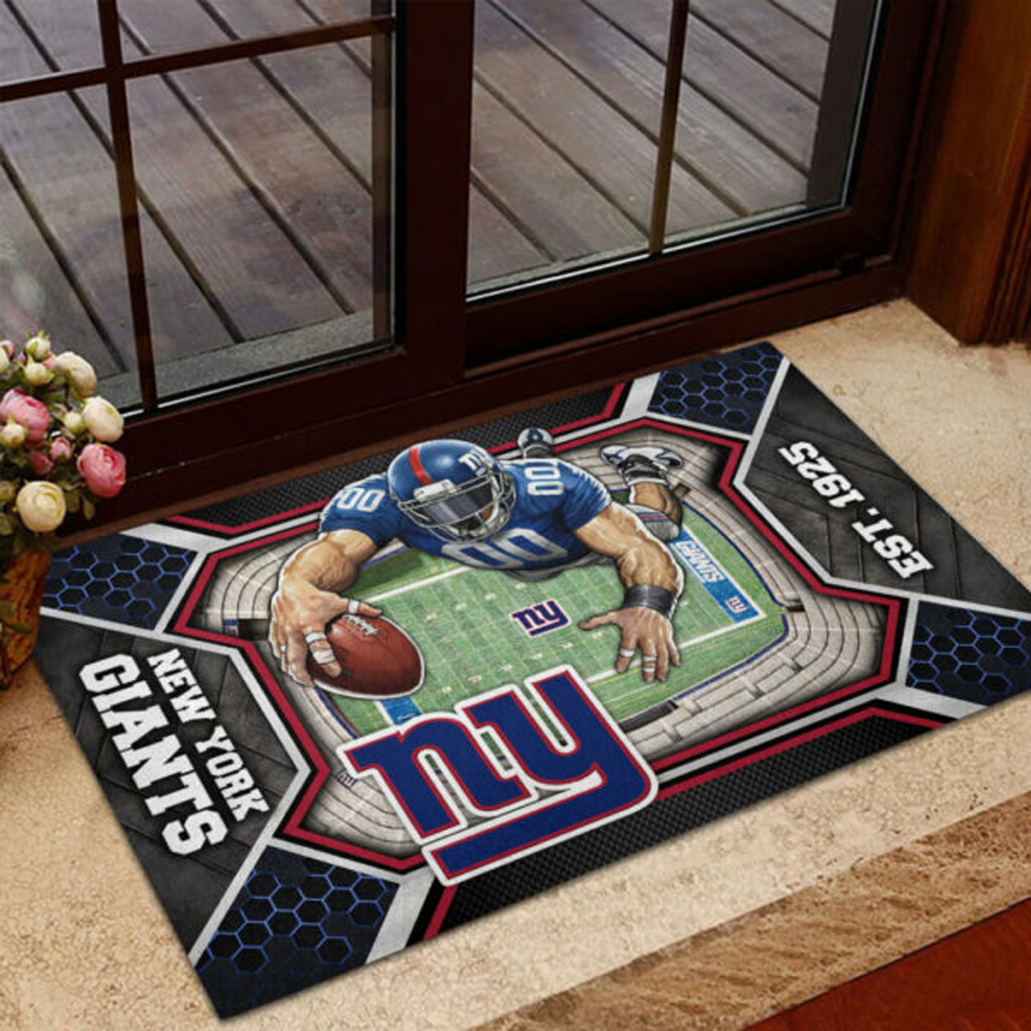 NYG x NFL Custom Doormat DATND TANTD
