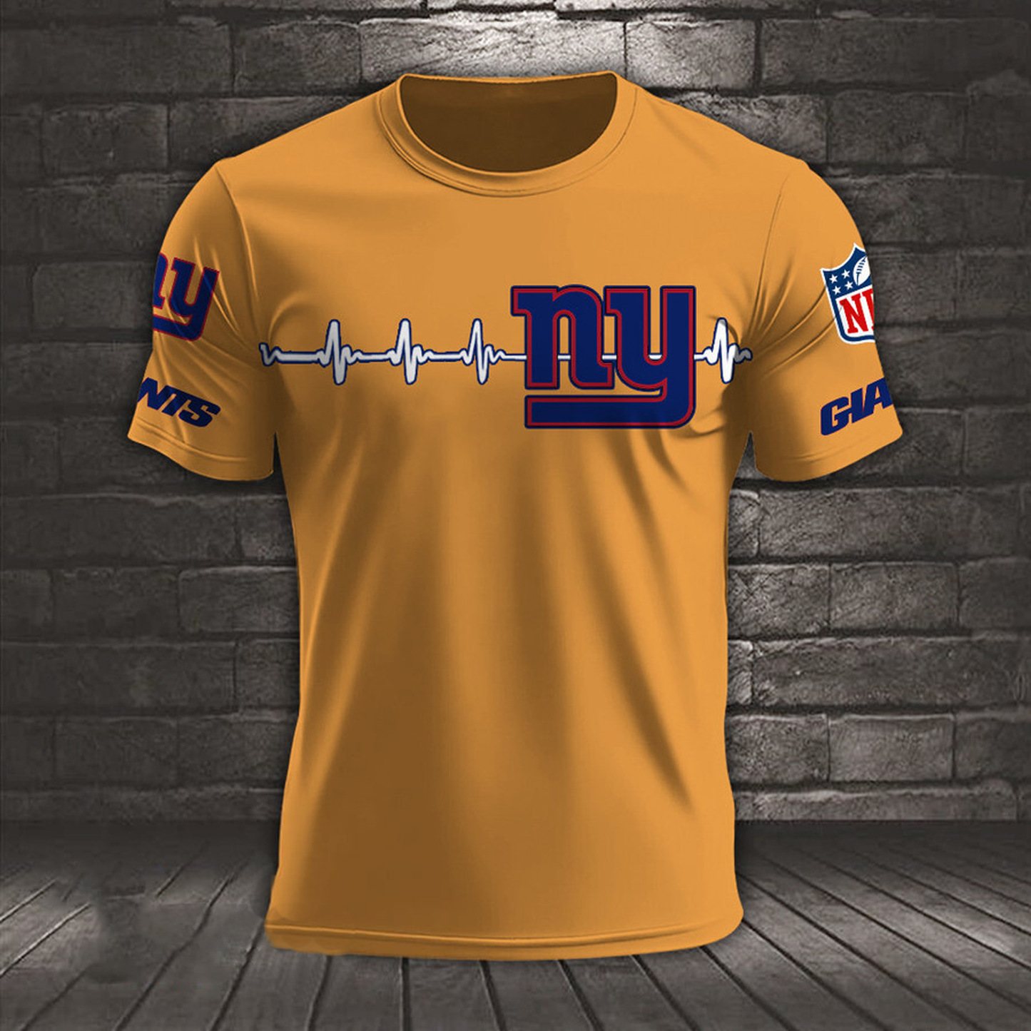 NYG x NFL Heart Rate Map Special 3D Shirt DatND ThuongNH