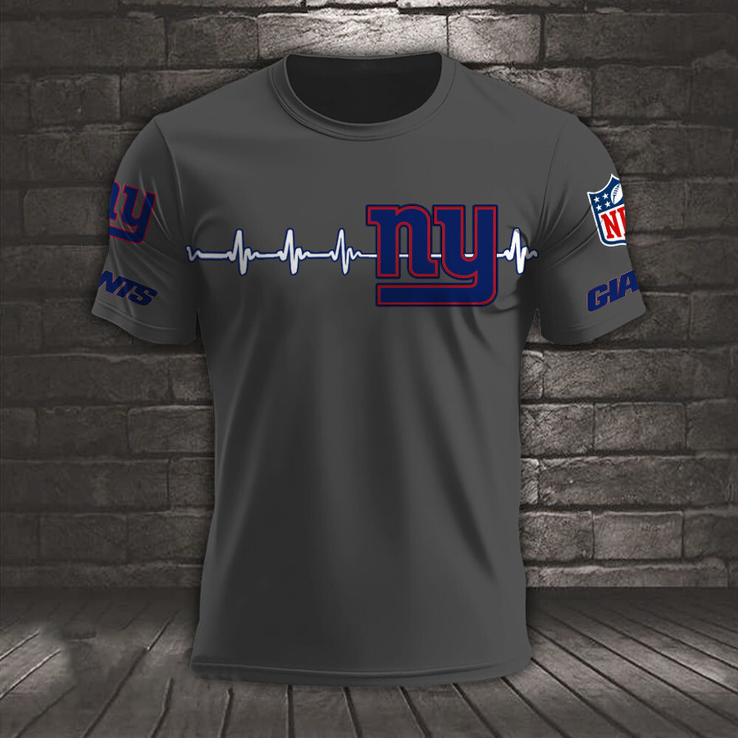 NYG x NFL Heart Rate Map Special 3D Shirt DatND ThuongNH