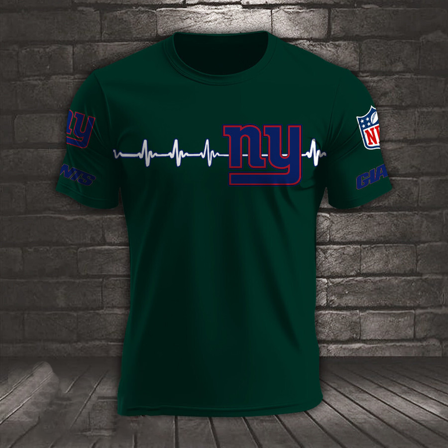 NYG x NFL Heart Rate Map Special 3D Shirt DatND ThuongNH
