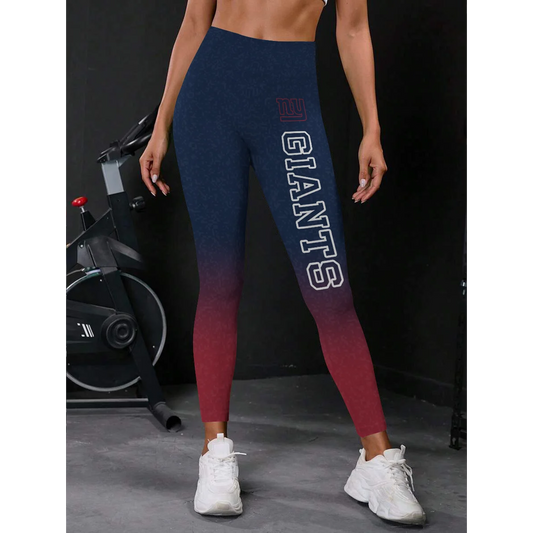 NYG x NFL High Waist Push Up Printed Leggings DATND TANTD