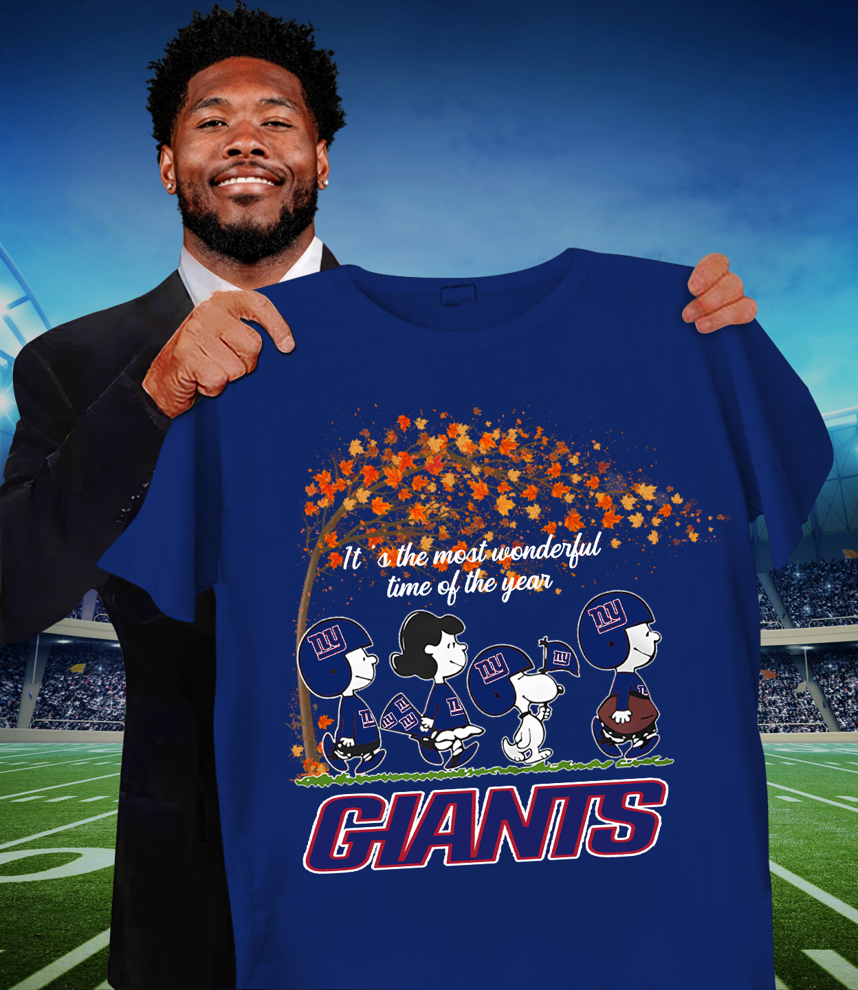 NYG x NFL It's The Most Wonderful T-Shirt DATND TANTD
